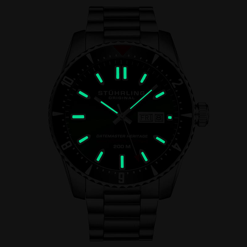 Aquadiver 1004 Green Silver/Stainless Steel | Green Dial