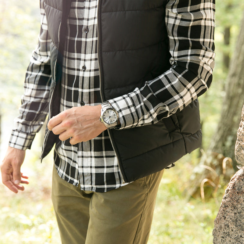 Garrison Silver / Stainless Steel | Silver Dial