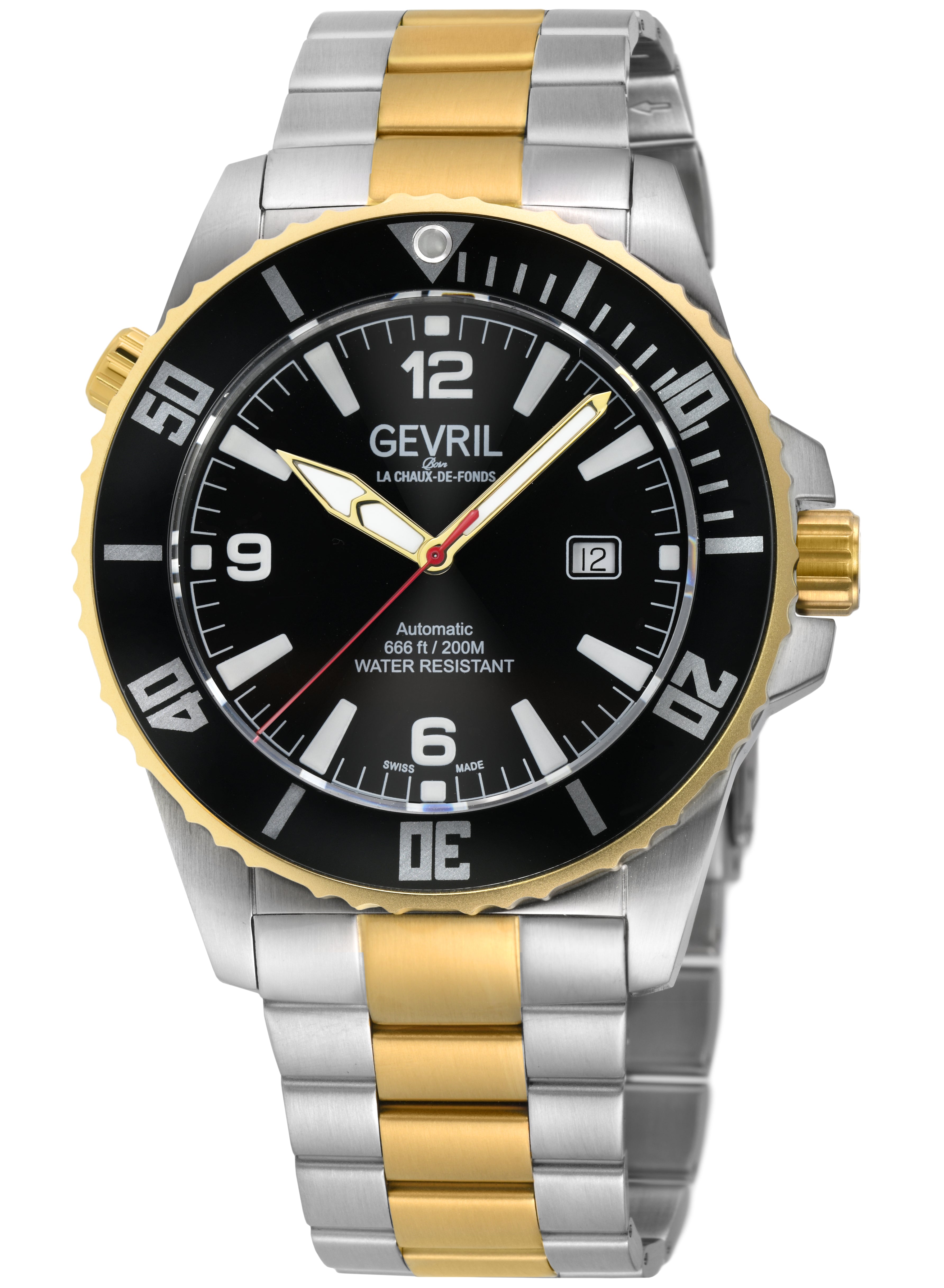 Canal Street Swiss Made SW200 two tone BGW9 luminescent indexes
