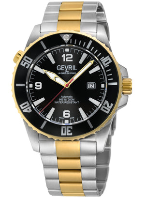 Canal Street Swiss Made SW200 two tone BGW9 luminescent indexes helium valve | Blue Dial