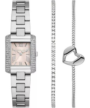 Emery 22mm / Pink / Silver | Pink Dial