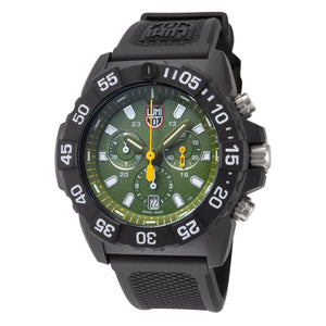 Navy Seal 45mm / White and Green / Black | White and Green Dial