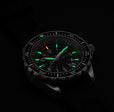 Dive SS/BKSS 3PC RUBBER (WW194007SS-0130) | Black Dial
