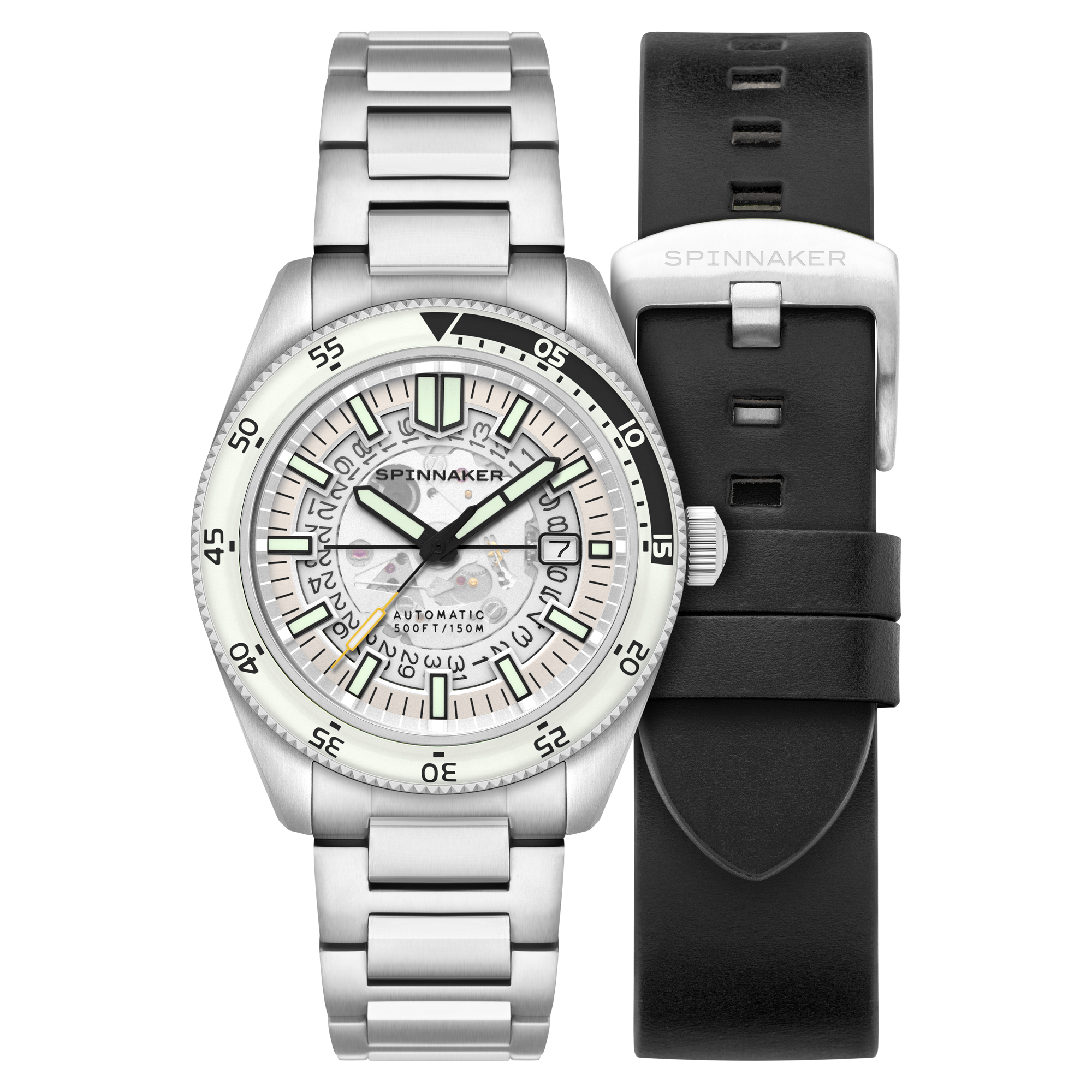 Fleuss Automatic White/Stainless Steel | White Dial
