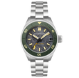 Piccard Automatic Meteorite Limited Edition Grey & Green / Stainless Steel | Grey Dial