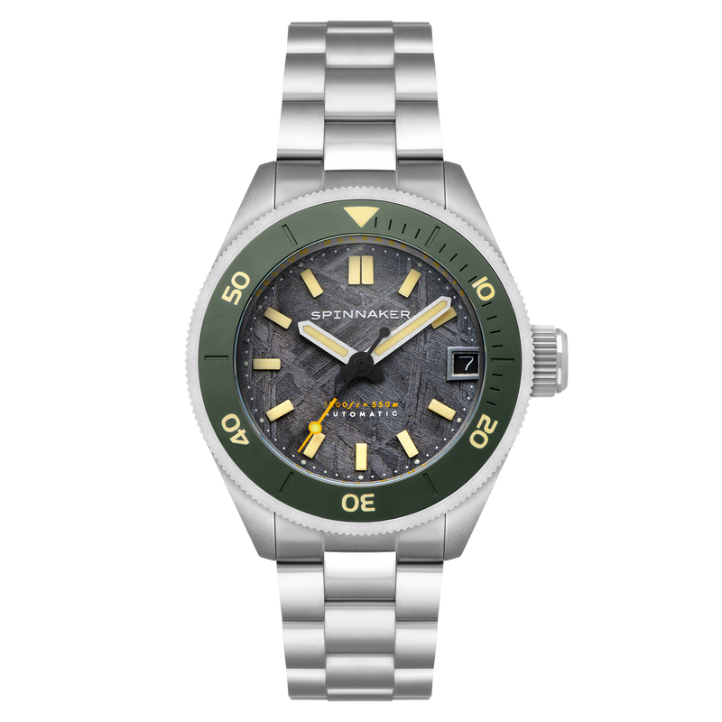 Piccard Automatic Meteorite Limited Edition Grey & Green / Stainless Steel | Grey Dial