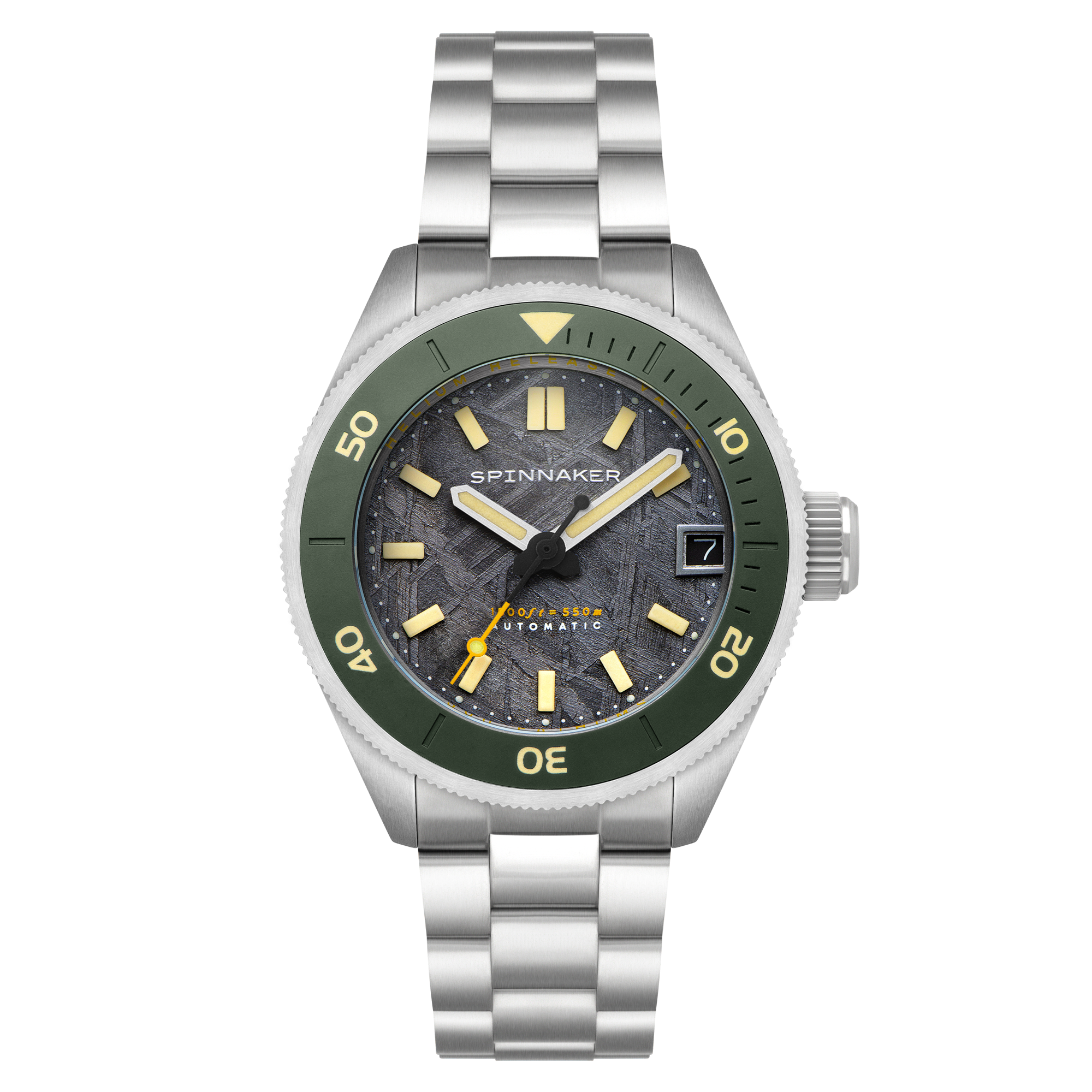 Piccard Automatic Meteorite Limited Edition Grey & Green / Stainless Steel | Grey Dial