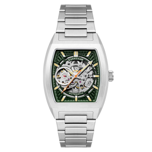 Heritage Wellington Skeleton Automatic Green / Stainless Steel | Green Dial