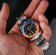 Deep Marine Explorer II Black/Orange Bezel| Black Dial