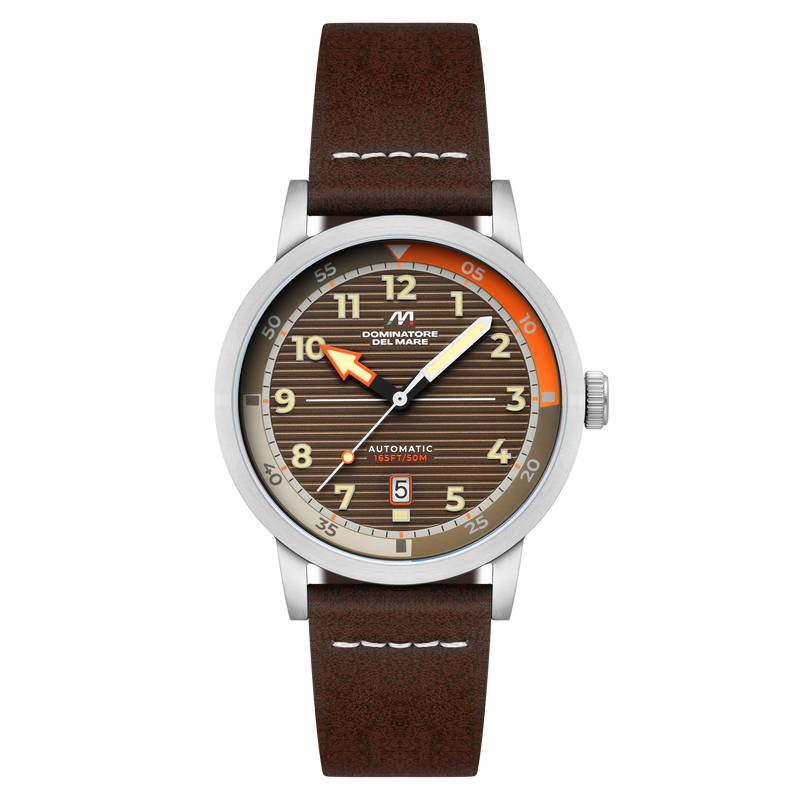 Camogli Automatic Brown / Brown Leather | Brown Dial