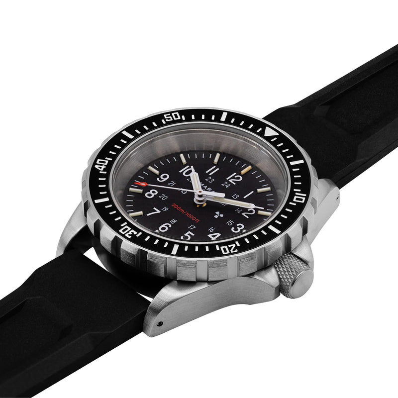 Dive SS/BKSS 3PC RUBBER (WW194007SS-0030) | Black Dial
