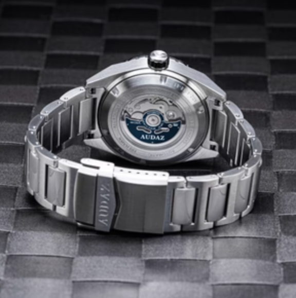 Tri-Hawk Tritium Blue with Luminous Glow Blue Dial