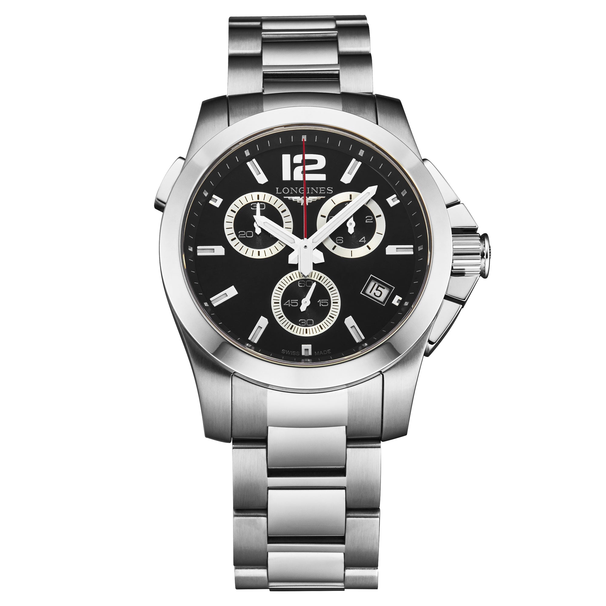 Conquest L37024566 / Black | Black Dial