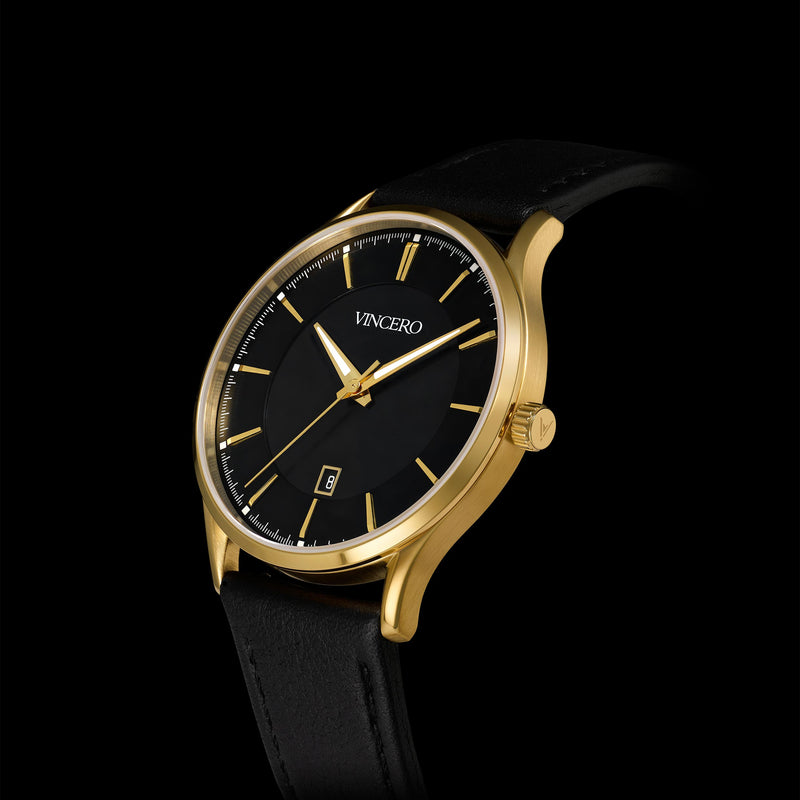 THE KAIROS II - GOLD ONYX | Black Dial
