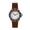 STRAP, 20mm, ITALIAN LEATHER, CROSS HATCH, STEEL BUCKLE, COGNAC, XL ITALIAN LEATHER, CROSS HATCH