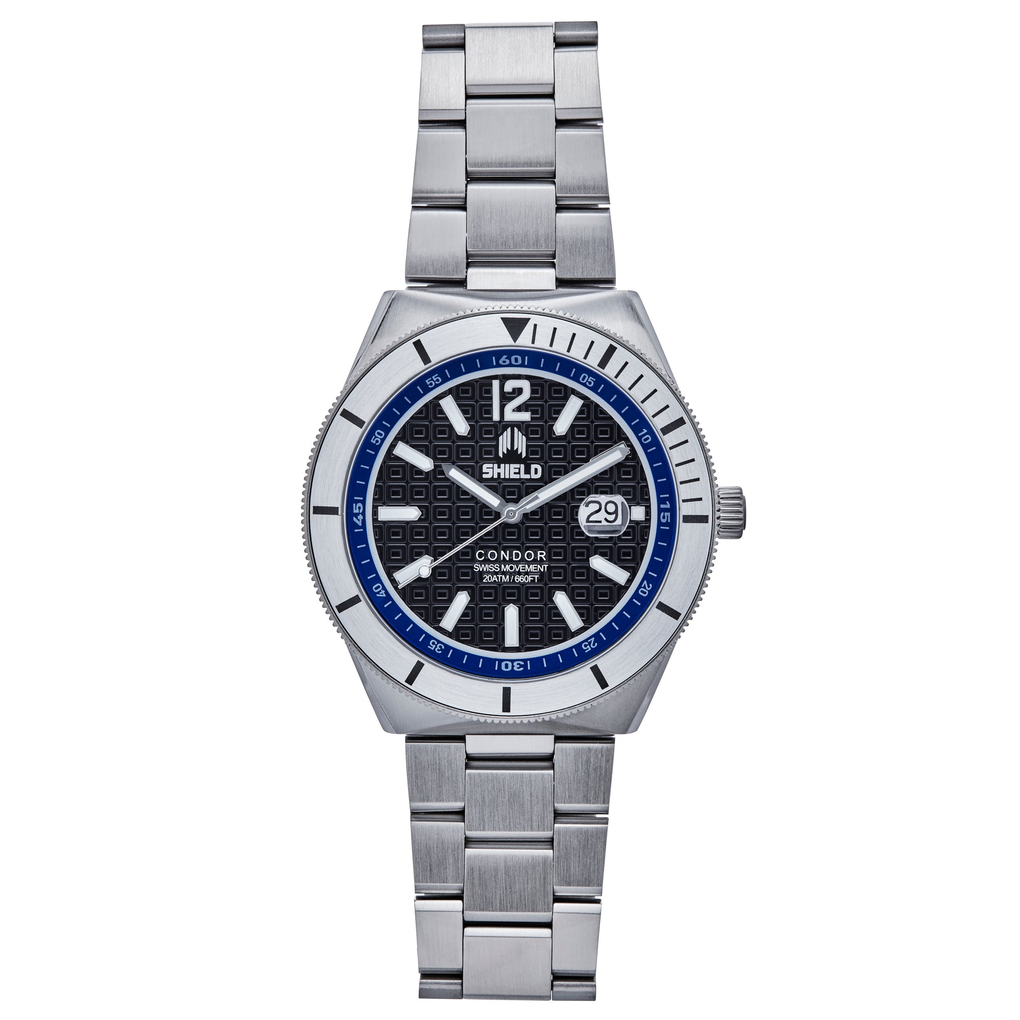 Condor White | Black Dial