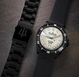 Deep Marine Explorer III Black Stainless bezel | White Dial Watch