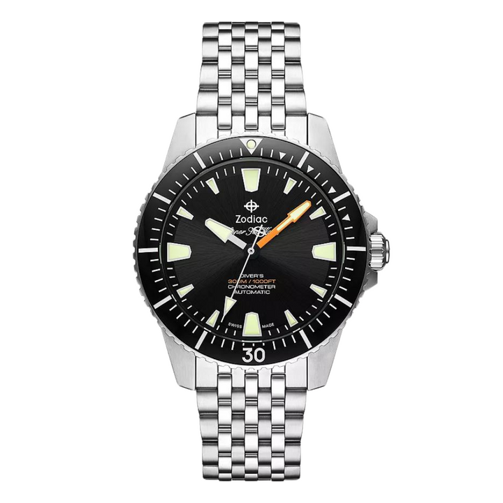 Super Sea Wolf Pro-Diver Automatic COS-C Certified Black Dial / Black Bezel | Black Dial