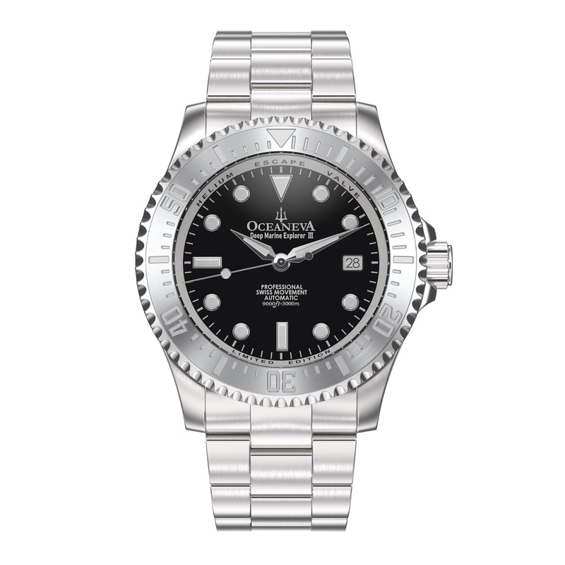 Deep Marine Explorer III – Black Dial
