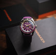 Fleuss GMT Automatic Purple/Stainless Steel | Purple Dial
