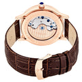 Legacy Rose Gold case/Leather strap/ Brass Dial | Semi-transparent Dial