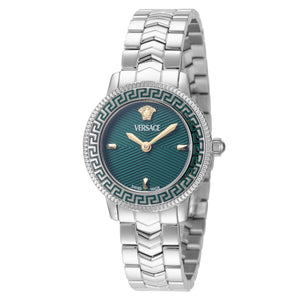 V-Icon 30mm / Green / Silver | Green Dial