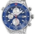 Hudson Yards Chronograph SW500 Chronograph , helium valve Diver Blue