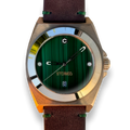 STONED COLLECTION MALACHITE | Green Dial