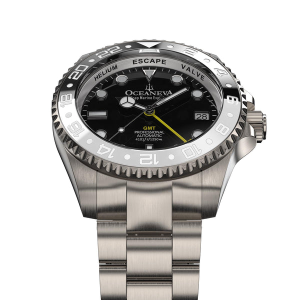 Seiko NH34 Titanium Automatic GMT 1250M Deep Marine Explorer II