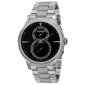 Multifunction Silver Tone/Stainless Steel/Stainless Steel | Black Dial