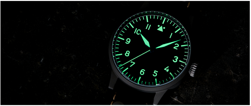 Münster Pilot Watch Original 42mm Automatic | Black Dial
