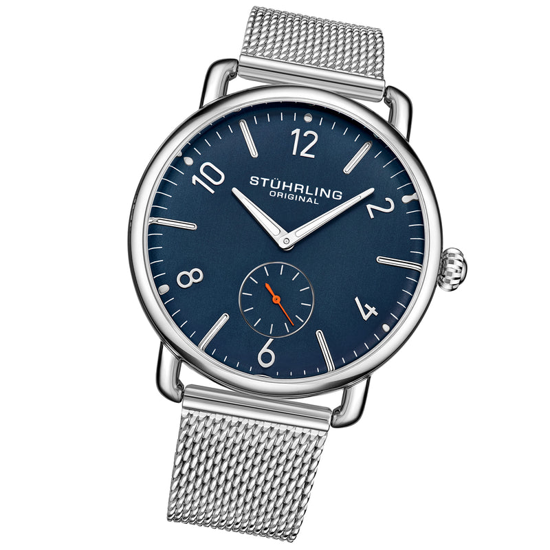 Symphony Silver/Stainless Steel/Blue Dial/Silver Case | Blue Dial