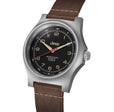 41mm JEEP WILLYS VINTAGE OFFICER'S QUARTZ COLOUR: SS/HERITAGE 3PC CRAZY HORSE LEATHER JEEP GPQ | Black Dial
