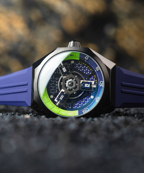 Skylab Automatic Limited Edition Blue / Blue Rubber | Blue Dial