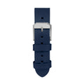 STRAP, 20mm, ITALIAN LEATHER, CROSS HATCH, PARKERIZED BUCKLE, ROYAL BLUE, STANDARD ITALIAN LEATHER, CROSS HATCH |  Dial