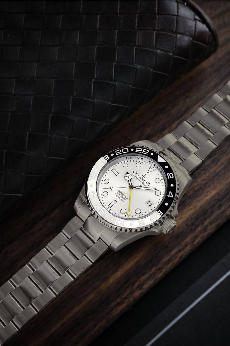 Deep Marine Explorer II White/Black Bezel | White Dial