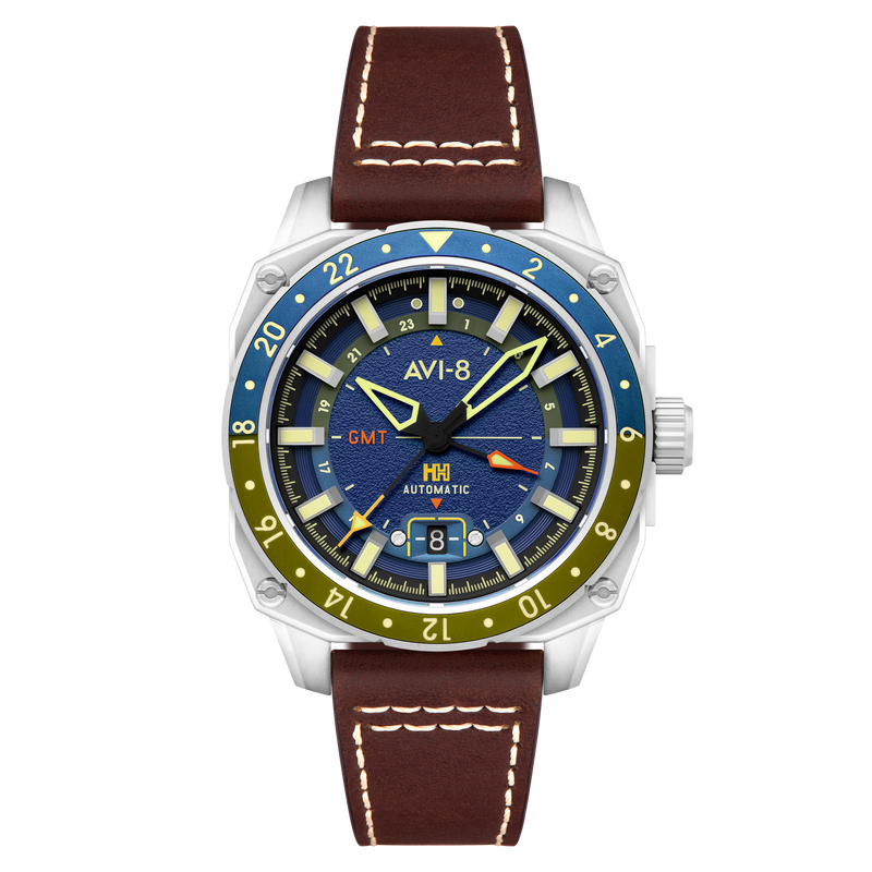 Atlas Blue / Brown | Blue Dial