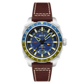Atlas Blue / Brown | Blue Dial