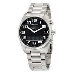 DS Multi-8 Multi-Function Black Dial / Stainless Steel Bracelet Black Dial
