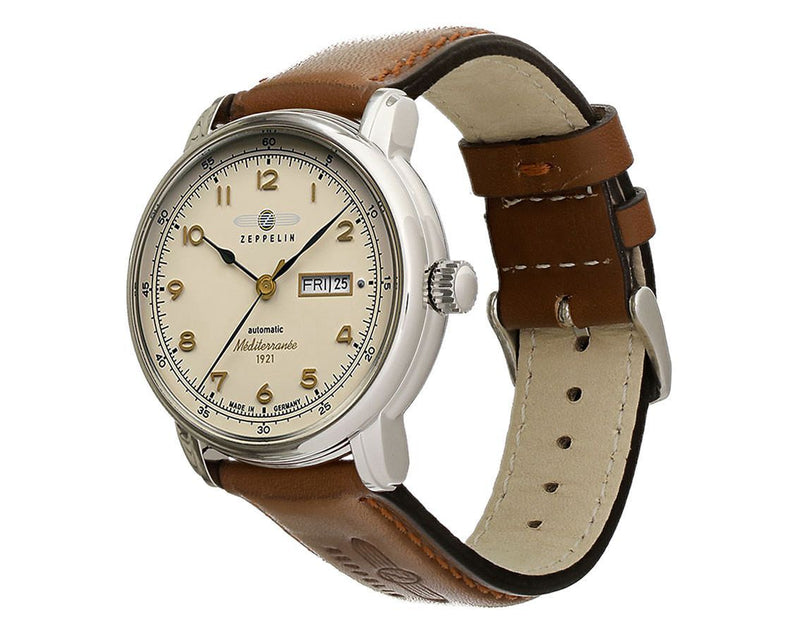 Mditerrane Day Date Beige | Beige Dial