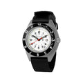 NAV, DATE, QUARTZ, SAPH, ARCTIC NGM, COL: SS//BKBK NYLON 12" Arctic SSNAV-D on 12 Ballistic | Arctic Dial