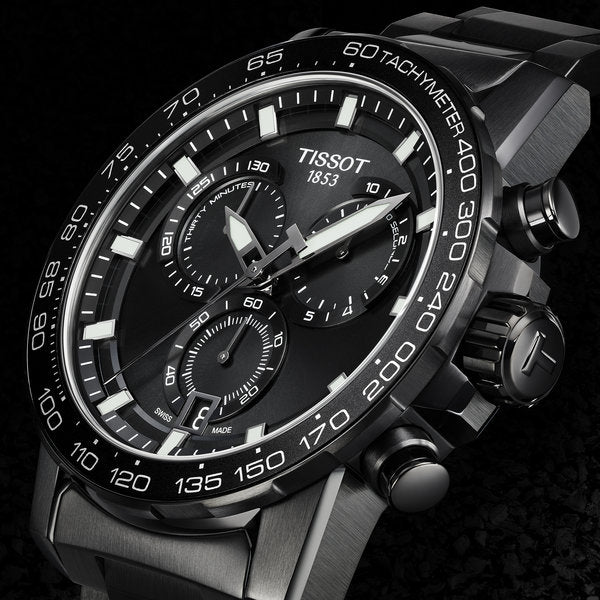 Supersport Chrono Black / Stainless Steel | Black Dial