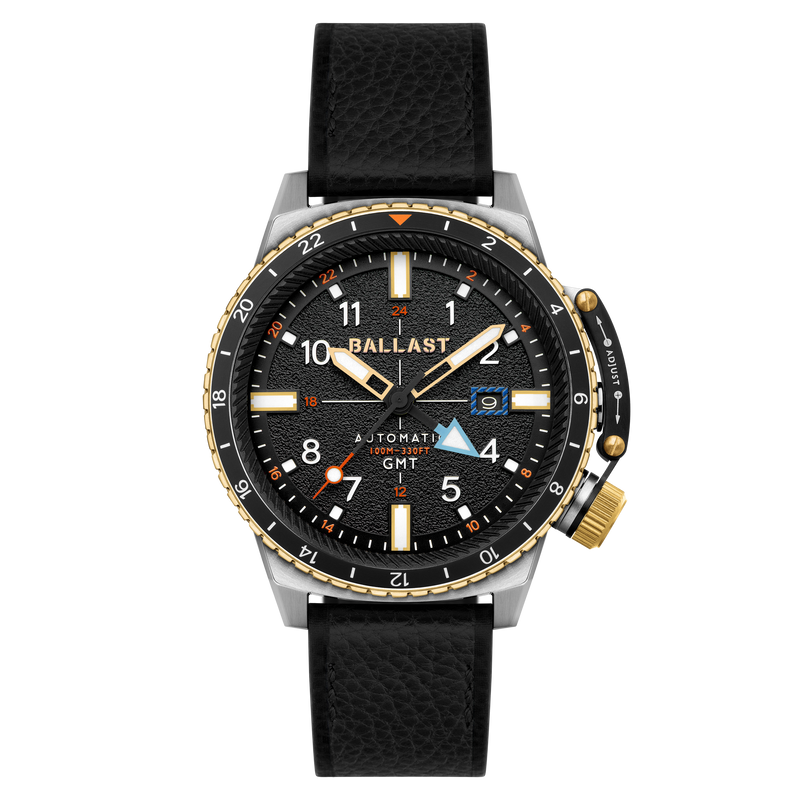 Torbay Automatic Black / Black Leather | Black Dial