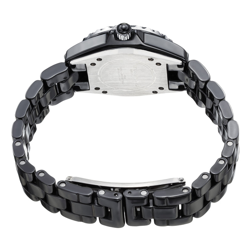 Vogue Black Stainless Steel | Black Dial