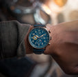 Classic Chronograph BLUE / LEATHER | Blue Dial