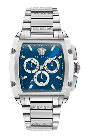 Versace Dominus Stainless Steel Blue Dial