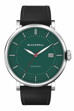 Central Park GRN Face BLK Leather