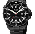 Canal Street Swiss Made SW200 Black Black helium valve rotating bezel BGW9 luminescent indexes | Black Dial