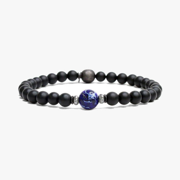 Black Onyx, Blue Sea Sediment M (7.25" Wrist) |  Dial