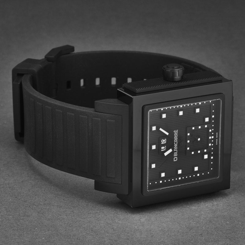 Square BC0151T2C201.01 / Matt black | Matt black Dial